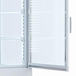 Amazon | Hijiru 4面ガラス冷蔵ショーケース60L／ホワイト【HJR-KR60WT