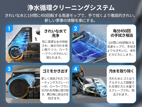 Amazon | 【吸引＆水拭き2in1】Tineco（ティネコ） Floor One S5 Combo