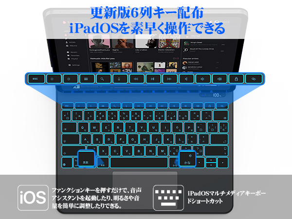 Amazon.co.jp: BETTDOW 【新型軽量】マジックキーボード 2025 iPad