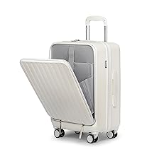 Amazon.com: KYME 22-Inch Hardside Small Suitcase, 100% PC Hard