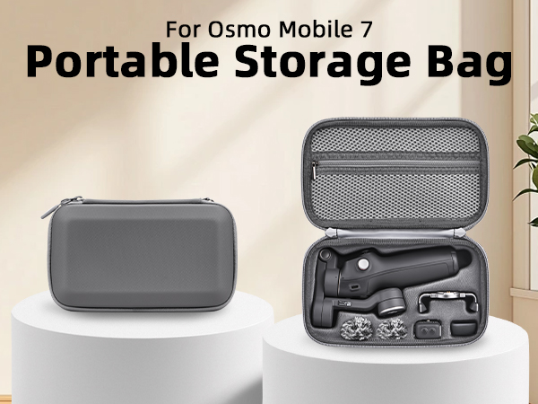 Amazon.com : BRDRC Osmo Mobile 7P 8 Case, PU Leather Portable