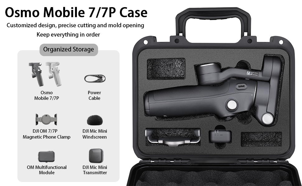 Amazon.com : Pemalin Hard Shell Waterproof Case for DJI Osmo