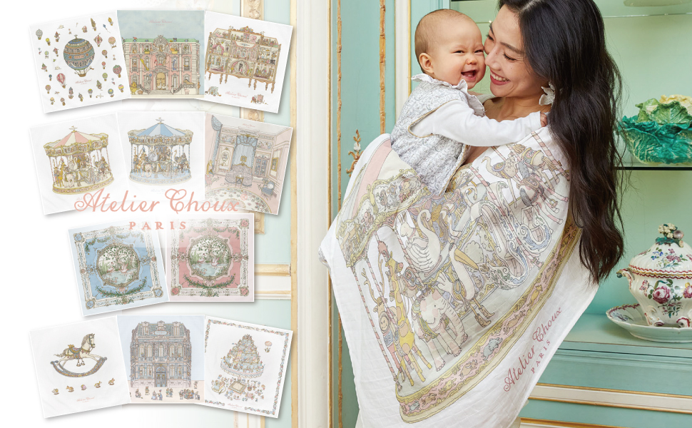 Amazon | Atelier Choux アトリエシュー おくるみ ガーゼ ブランケット