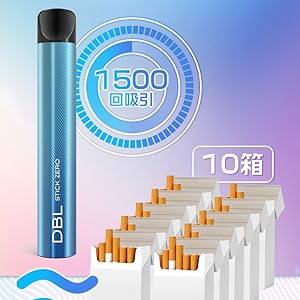 Amazon | DBL 電子タバコ 使い捨て 持ち運び シーシャ 10本入り 15000