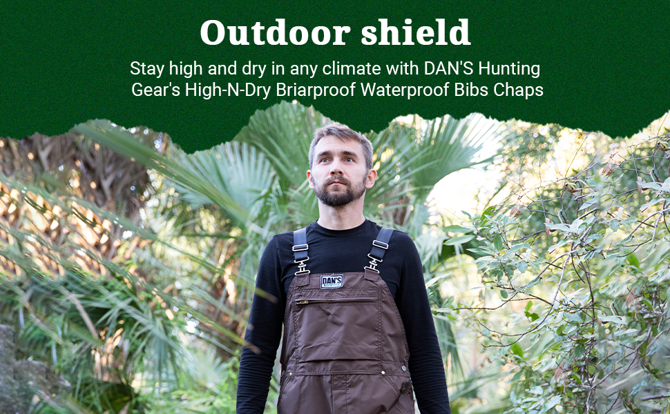 Amazon.com: Dan's Hunting Gear, High-n-Dry Briarproof Bib