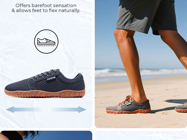 Amazon.com | NORTIV 8 Mens Womens Quick Dry Water Shoes - Barefoot