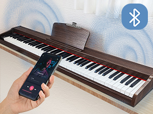 Amazon | 【木製電子ピアノ 】Longeye ロンアイ 電子ピアノ 88鍵盤