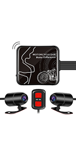 Amazon.co.jp: モトカム バイク用 ドライブレコーダー 前後 カメラ