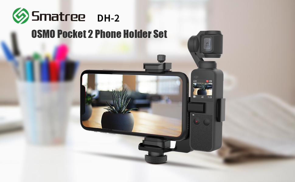 Amazon.com : Smatree OSMO Pocket 2 Phone Holder Set Expansion