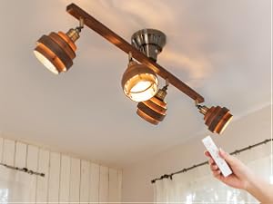 Amazon.co.jp : Ampoule シーリングライト 4灯 バーライト AVAROS