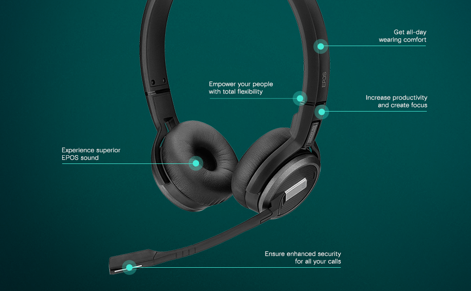 ヘッドホン SENNHEISER (EPOS) IMPACT SDW 5065-JP Amazon.co.jp: EPOS