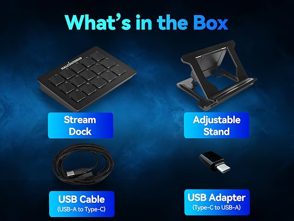 Amazon.com: HALCONTORNO Stream Dock - Mirabox Steamdeck for PC Mac