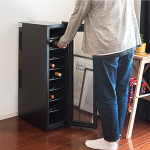 Amazon.co.jp: ottostyle.jp ワインセラー 【48L】 最大18本収納 家庭