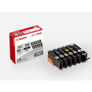 Amazon.co.jp: キヤノン Canon 純正 インクカートリッジ BCI-381(BK/C