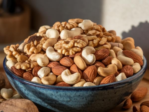 Amazon.com : Food to Live - Mixed Raw Nuts, 2 Pounds Cashews