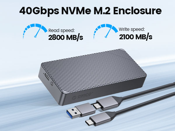 Amazon.co.jp: ORICO M.2 SSD 外付けケース USB4.0 NVMe ケース M.2