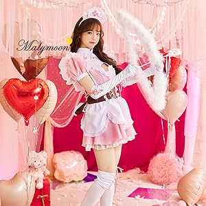 Amazon.co.jp: [Malymoon] メイド服 メイド ナース 看護師 看護婦