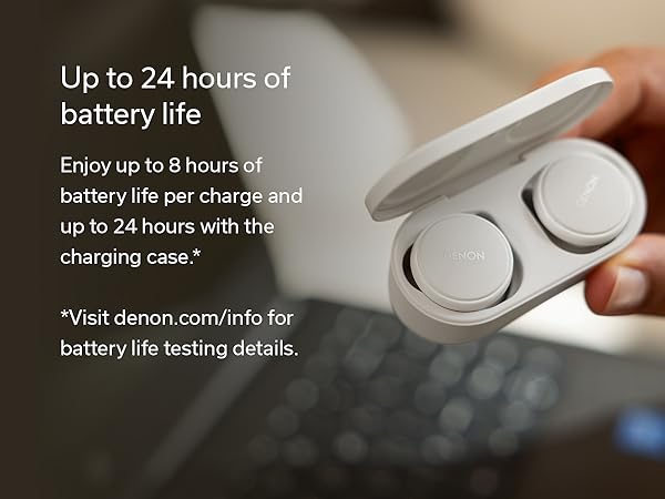 Amazon.com: Denon PerL Pro True Wireless Earbuds - Adaptive Active