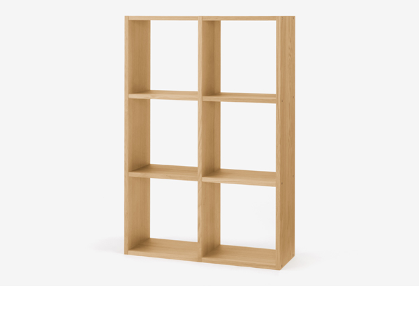 Amazon｜無印良品 スタッキングシェルフ・追加5段・ウォールナット材