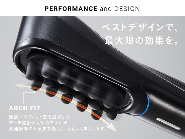 Amazon | MYTREX マイトレックス VIDO 電動頭皮ブラシ 横振動 頭皮ケア