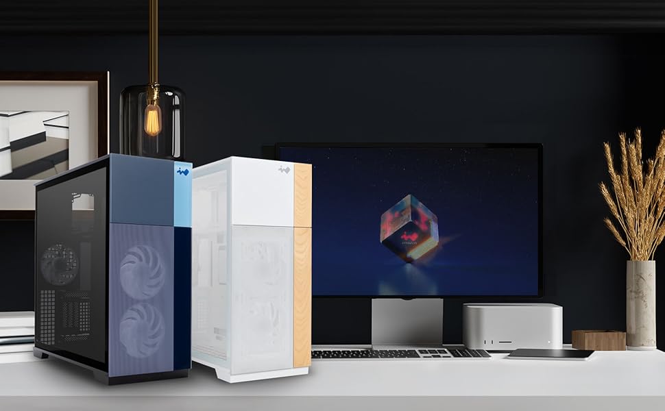 Amazon | IN WIN F5 White 背面コネクターマザーボード対応 フロント