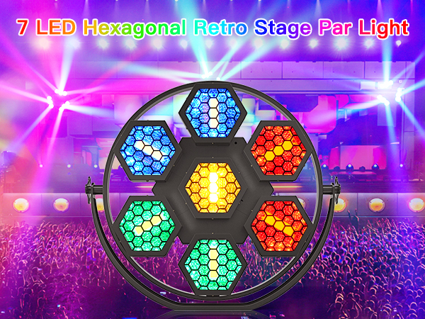 Amazon.com: LED Stage Par Lights 350W RGBW 4-in-1 Uplights and 7