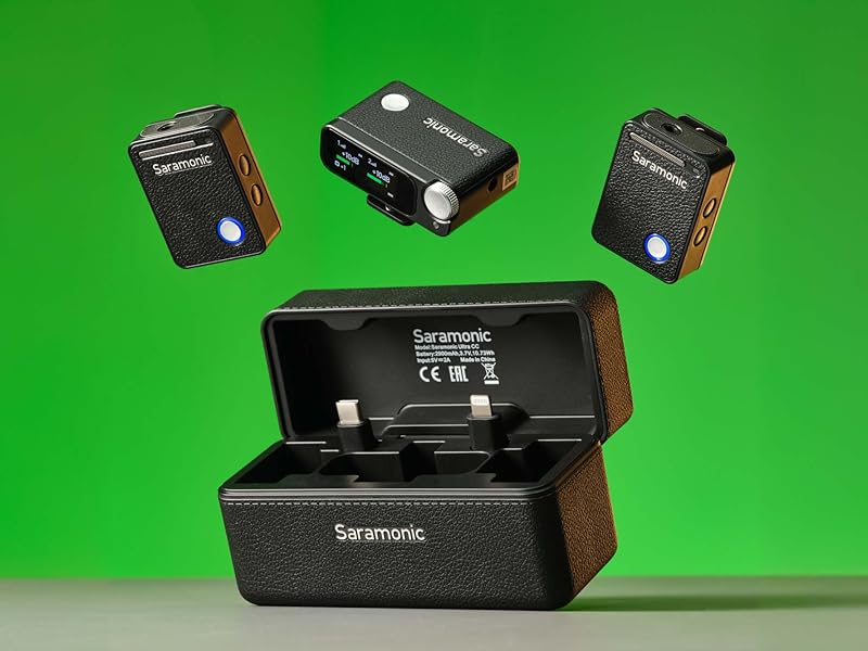 Amazon.com: Saramonic Ultra Wireless Microphone for iPhone/Camera