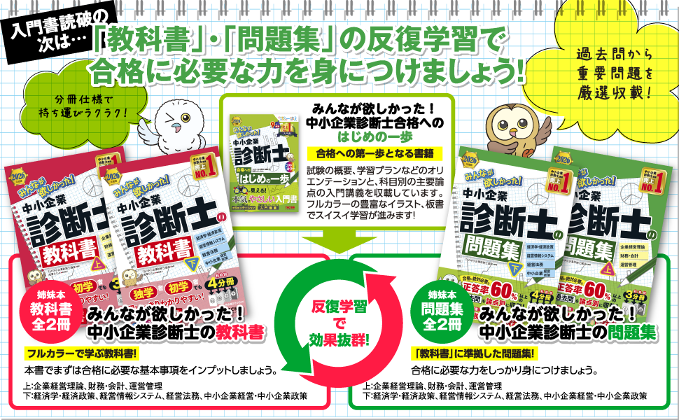 入門書】2026年度版 みんなが欲しかった！ 中小企業診断士合格への