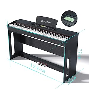 Amazon.co.jp: SHEIRIN 電子ピアノ 88鍵盤 タッチ 本物 人気