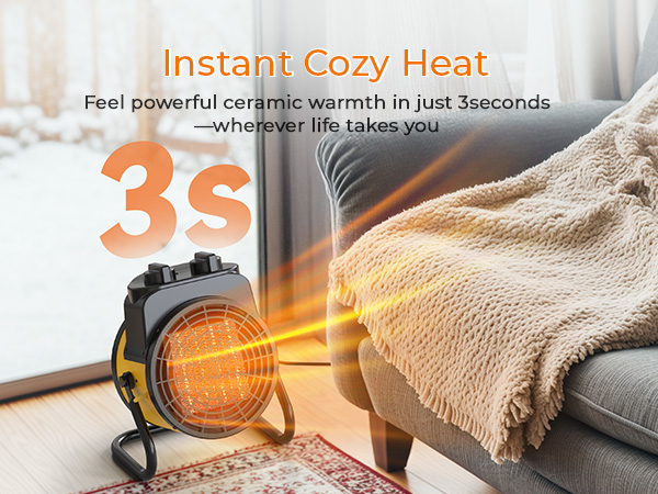 Amazon.com: Air Choice 1500W Space Heater, 3S Quick Heating