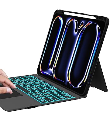 Amazon.com: for 2024 iPad Pro 11-inch (M4) Case with Keyboard