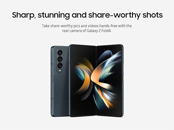 Amazon.com: SAMSUNG 三星Galaxy Z Fold 4 手機,原廠解鎖Android 智慧