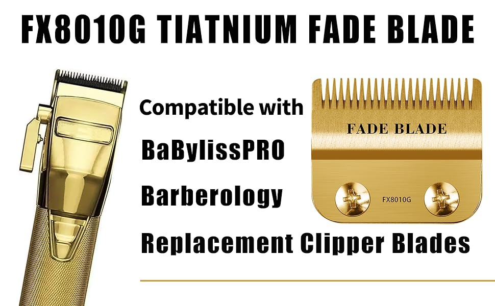 Amazon.com: FX8010G Replacement Fade Clipper Blade Fits for