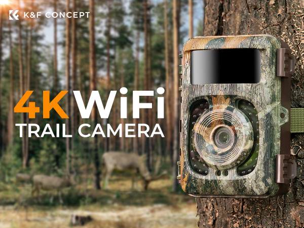 Amazon.co.jp: K&F Concept トレイルカメラ 4K 48MP Wi-Fi対応