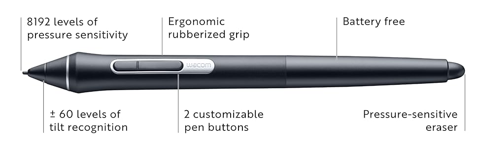 Wacom KP504E Pro Pen 2 with Case, Black : Amazon.ca: Electronics