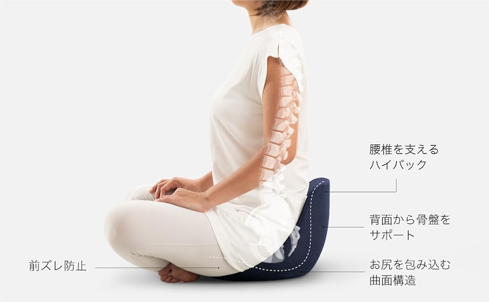 Amazon.co.jp: アンドメディカル KURA SEATHB 座椅子 姿勢矯正 腰痛