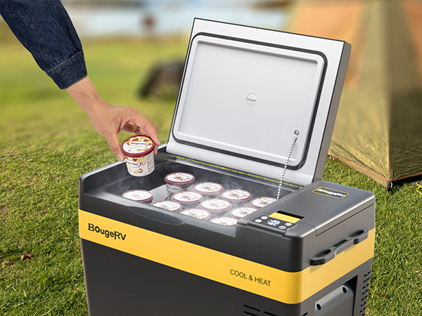 Amazon | BougeRV ポータブル冷温庫 車載冷温庫 ミニ冷温庫 25L