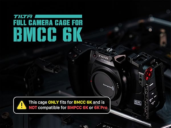 Amazon.com : Tilta Advanced Kit for BMCC 6K | Includes Full Cage