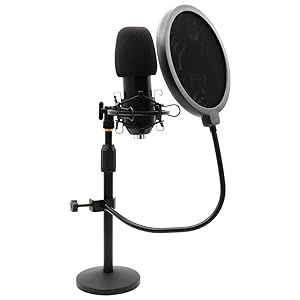 Amazon.co.jp: コンデンサーマイク マイクセット 動画配信 用 92KHZ