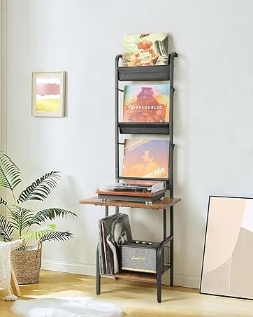 Amazon.co.jp: VINAEMO レコードラック、レコード棚、レコード 収納