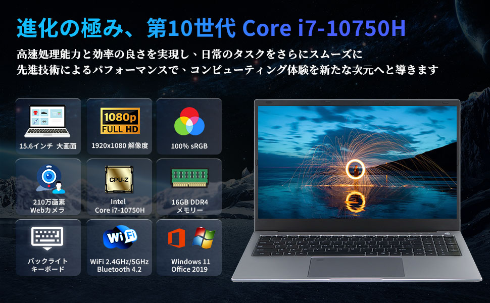 Amazon.co.jp: Core i7 第10世代 15.6インチノートパソコン/Windows 11