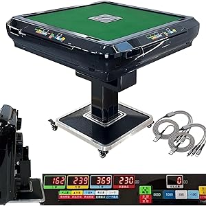 Amazon | 【点数表示・静音設計】 全自動麻雀卓 麻雀卓 自動 電動 雀卓