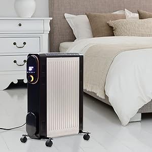 Amazon | [山善] オイルレスヒーター 1200W 最大8畳 出力3段階切替
