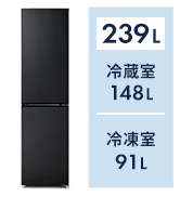 Amazon.co.jp: アイリスオーヤマ 冷蔵庫 142L (幅約50cm) 冷凍室52L 右