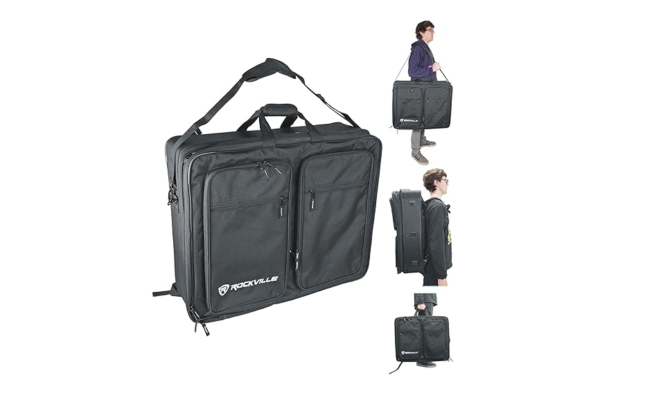 Amazon.com: Rockville BP-MIX2621 Padded Mixer Bag Semi-Rigid