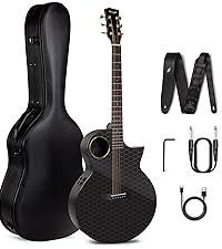 Enya Carbon Fiber Acoustic Electric Guitar X4 Pro Mini