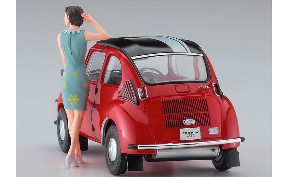 Amazon | ハセガワ 1/24 スバル 360 ヤングSS w/60'sガールズ