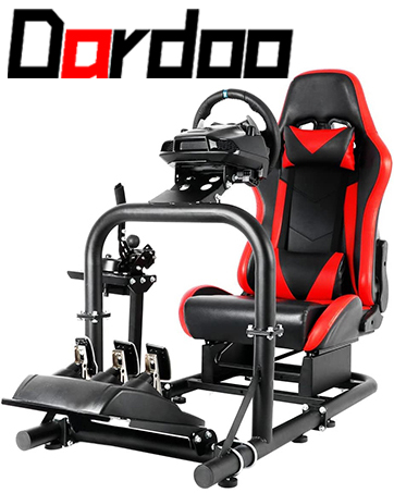 Amazon.co.jp: Dardooレーシングシミュレーター コックピット レッド