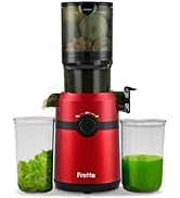 Amazon.co.jp: Fretta ジューサー 10.8cm広い投入口 1L大容量 スロー