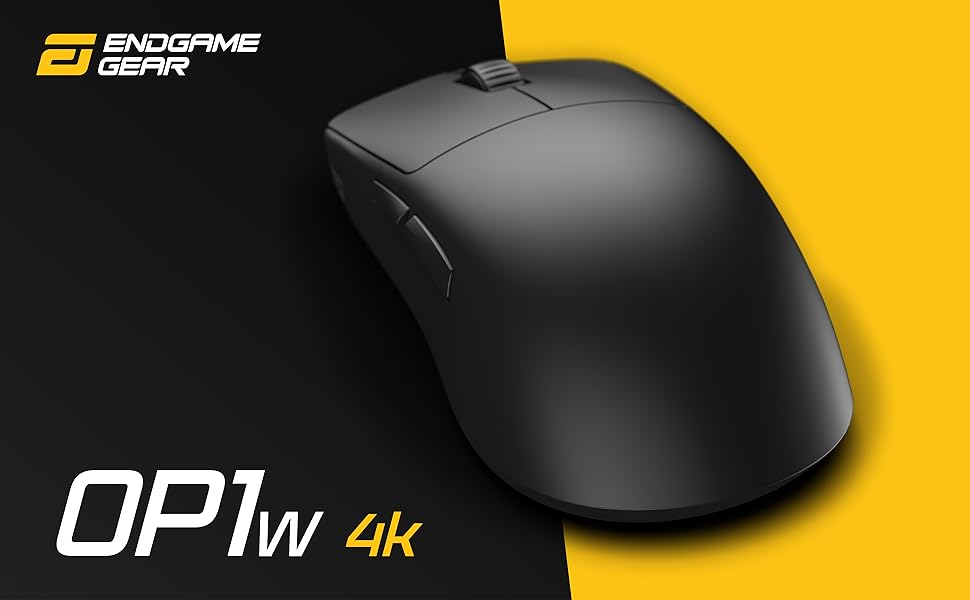Amazon.com: ENDGAME GEAR OP1w 4k Wireless Gaming Mouse Black